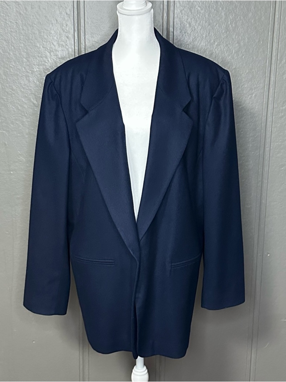 Vintage Pendleton Navy Wool Blazer